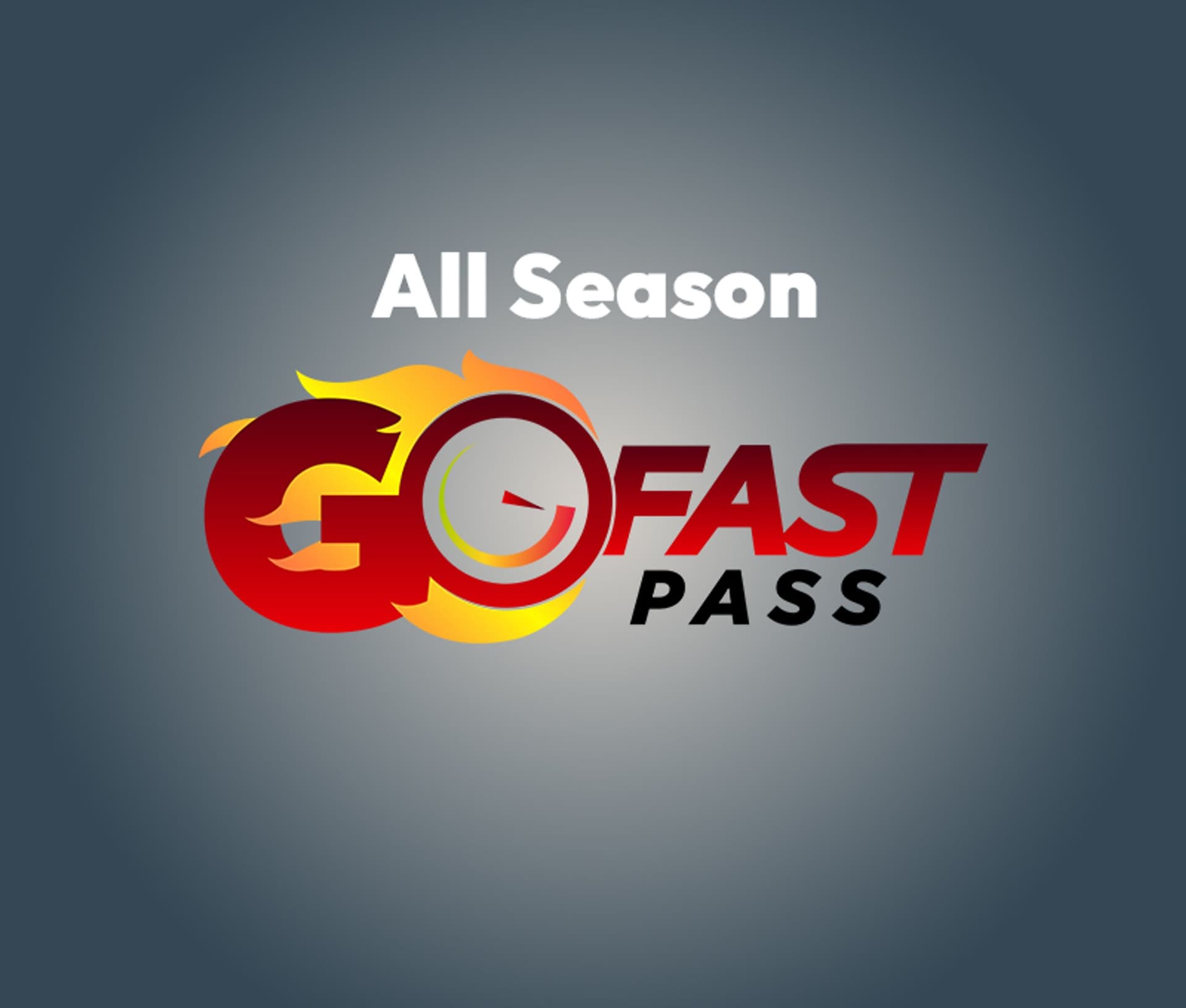 Go Fast Logo for Six Flags Great Escape